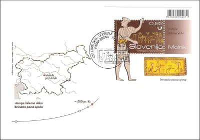 ARHEOLOŠKE NAJDBE - BRONASTA PASNA SPONA